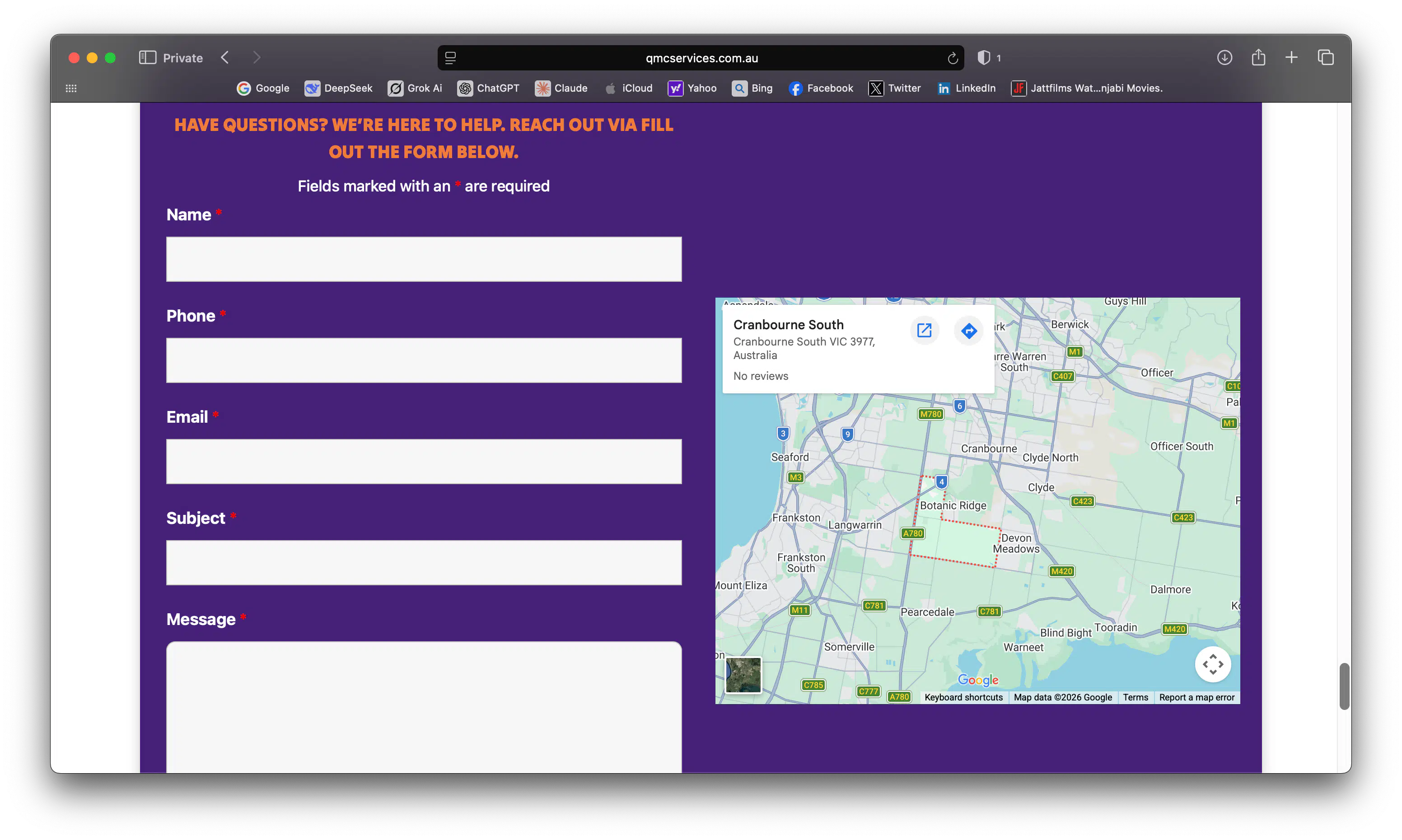 QMC Services Screenshot 6