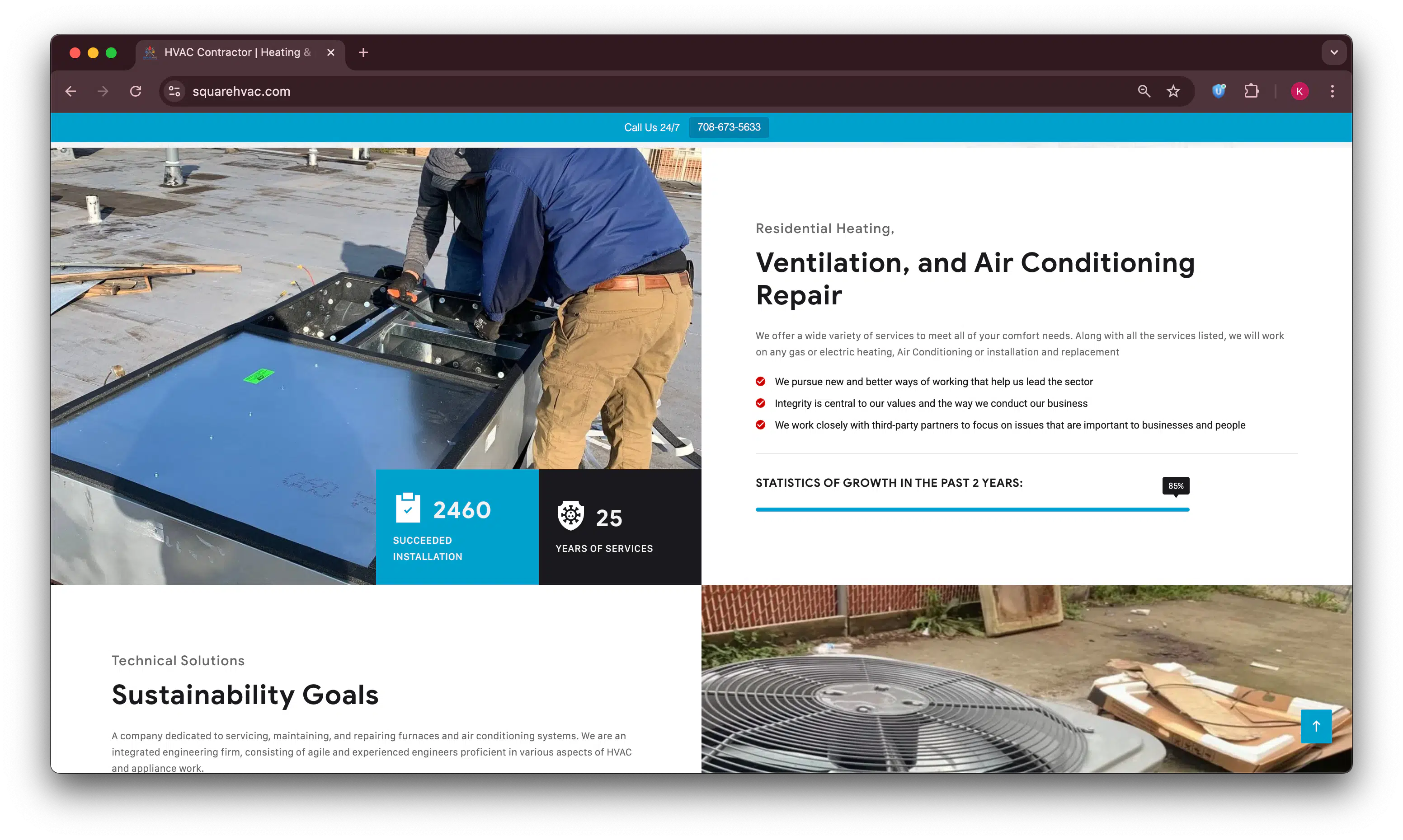 Square HVAC Screenshot 2